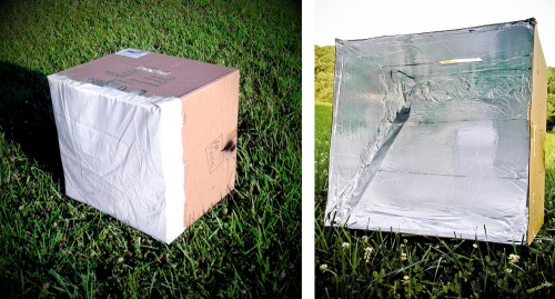 Cardboard softbox