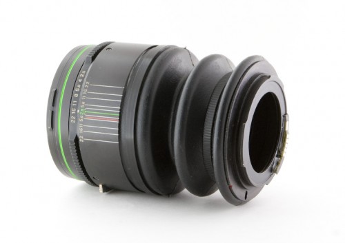 DIY tilt shift lens rear