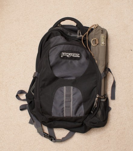 camera backpack bag padded insert tripod